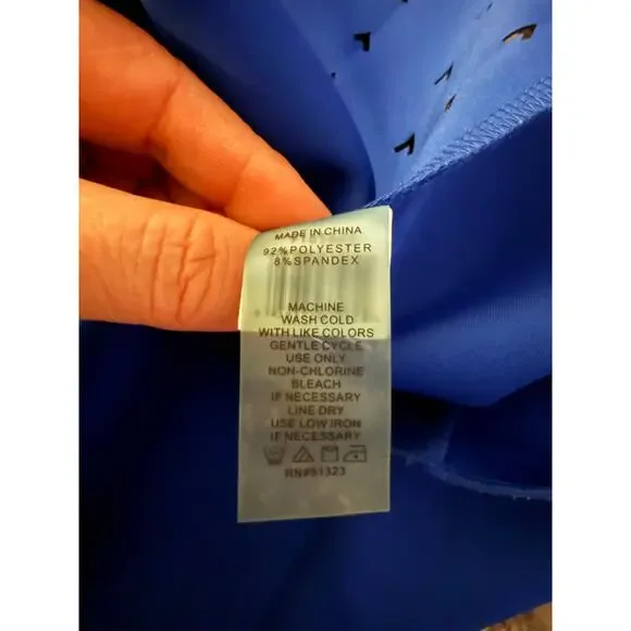 Blue Vince camuto top size medium - Picture 5 of 6